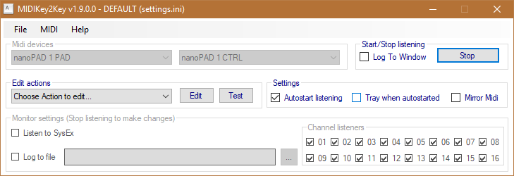 midi to keystrokes